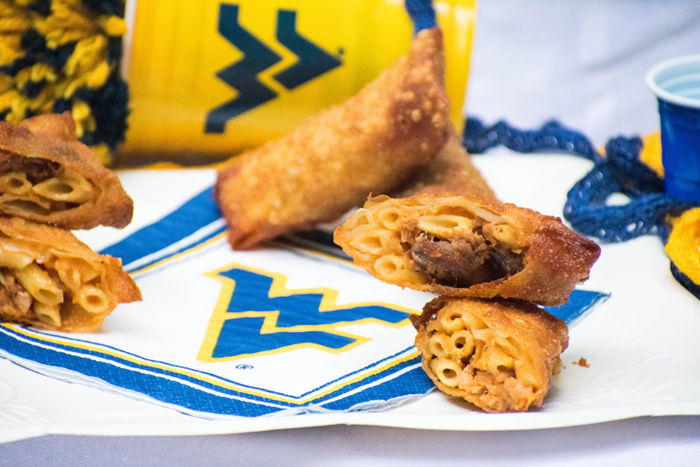 BBQ Pulled Pork & Mac and Cheese Egg Rolls